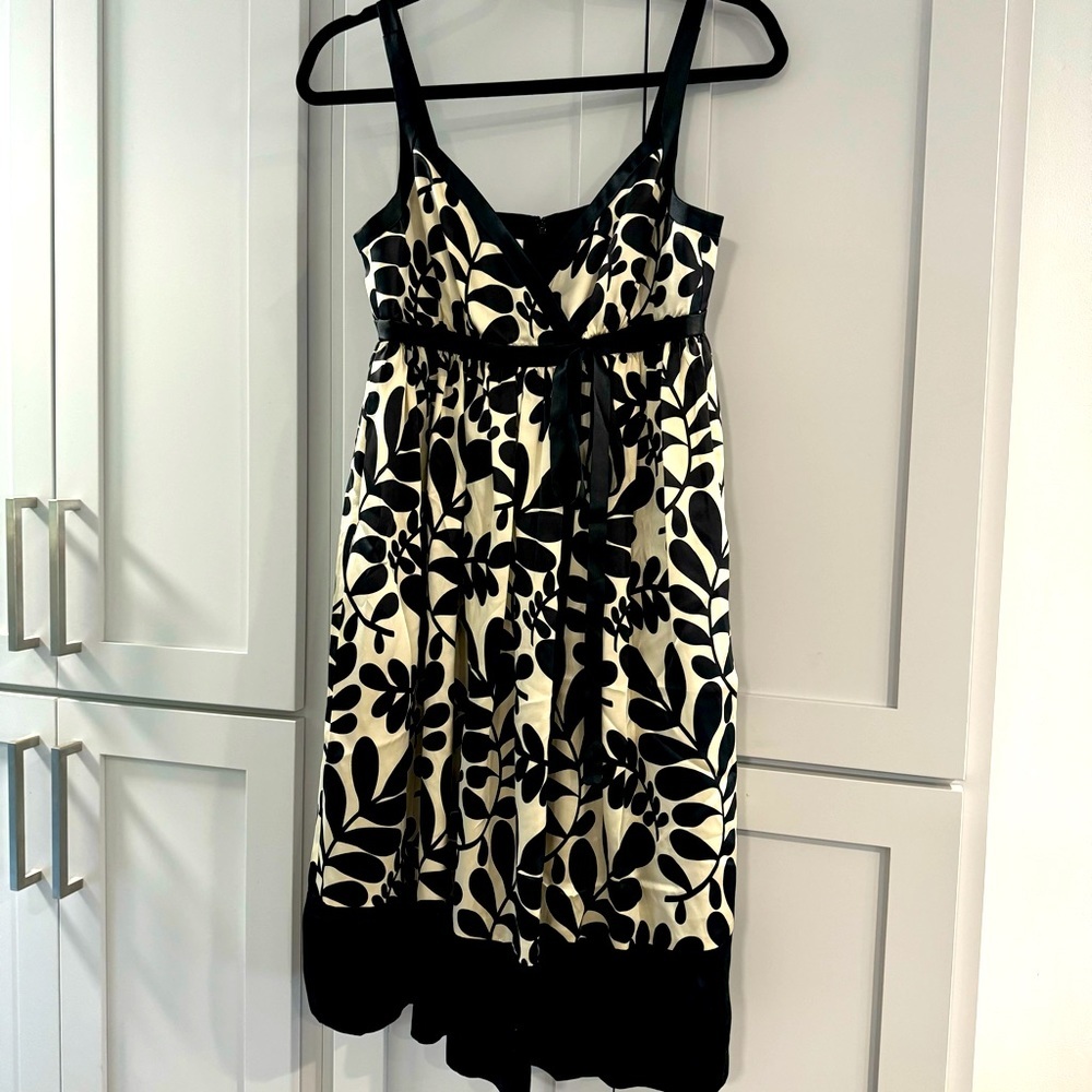 Silk 90s Maggy London‎ Babydoll Cocktail Dress with Pockets Size 6